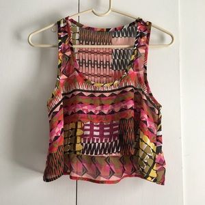 💚 5 for $15! 💚 Patterned Sheer Crop Tank Top